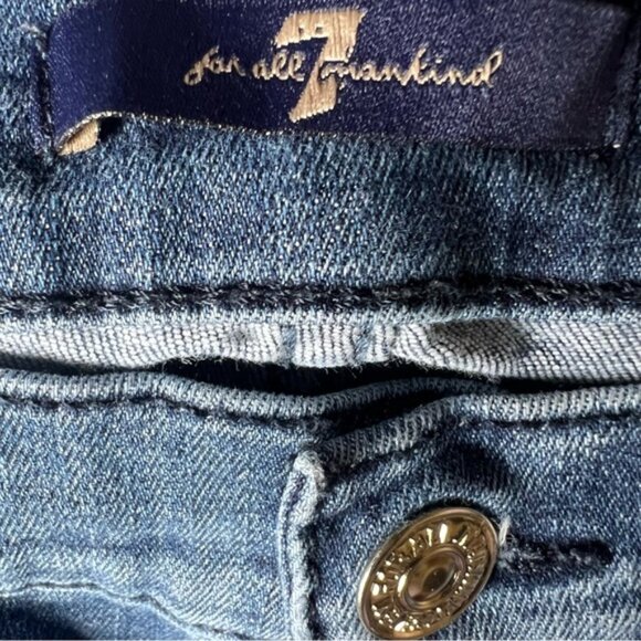 7 For All Mankind Ankle Gwenevere casual Blue Women’s Jeans. Size 29 - Picture 3 of 11